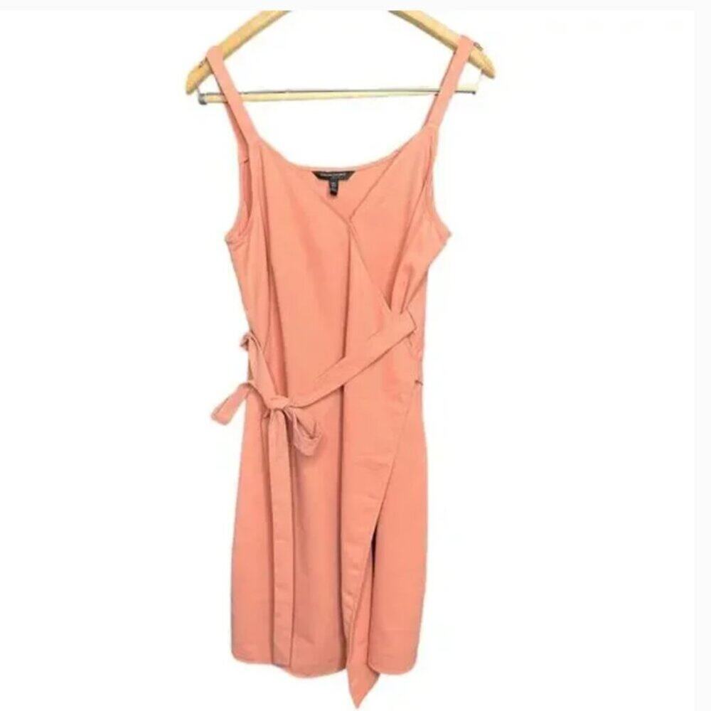 NWT Banana Republic Factory Salmon Wrap Strap Dress Size 12P